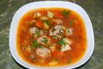 Sopa de albóndigas